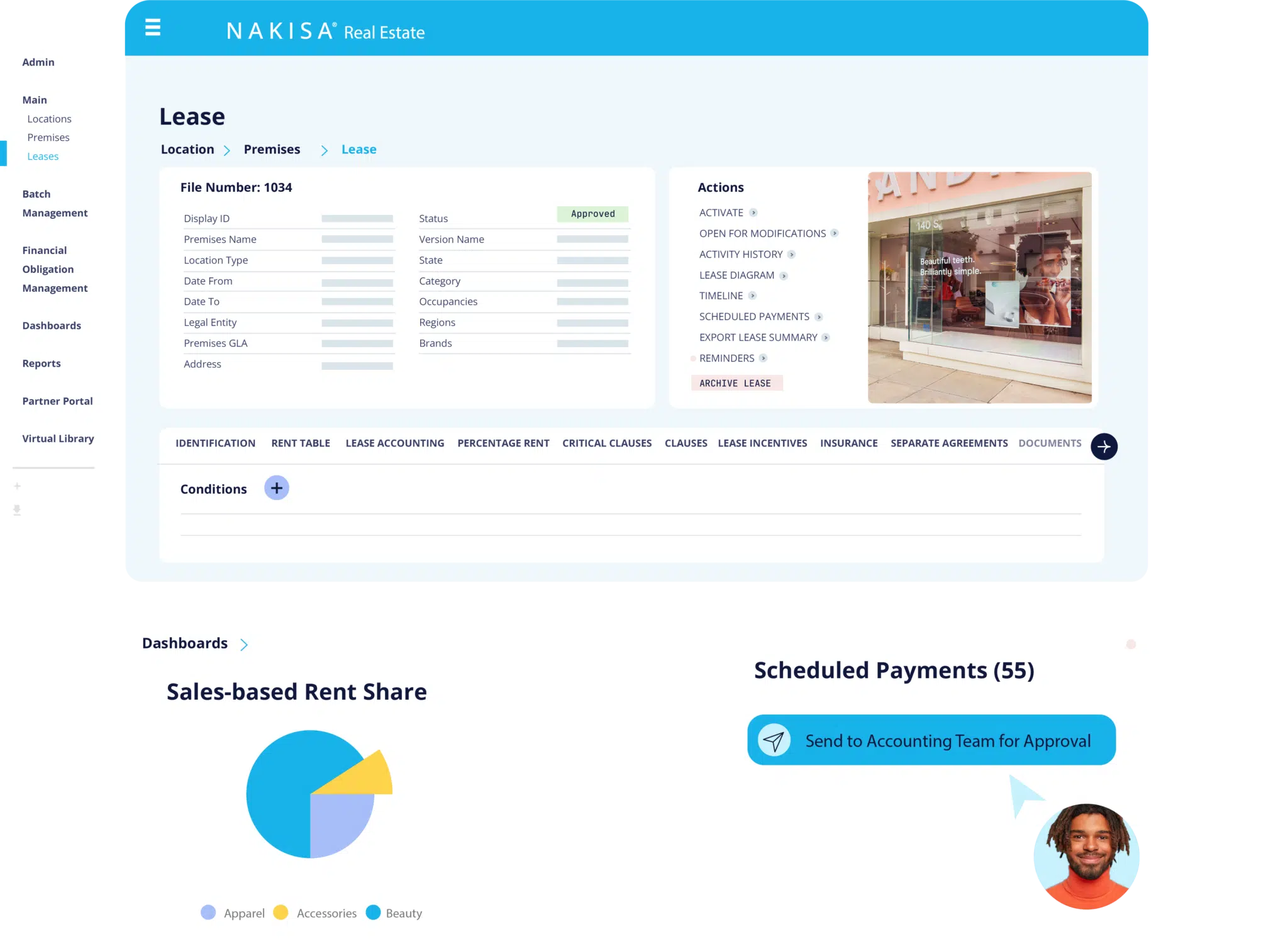 Manage all your owned, leased, and sub-leased real estate assets throughout the entire lifecycle with Nakisa Real Estate