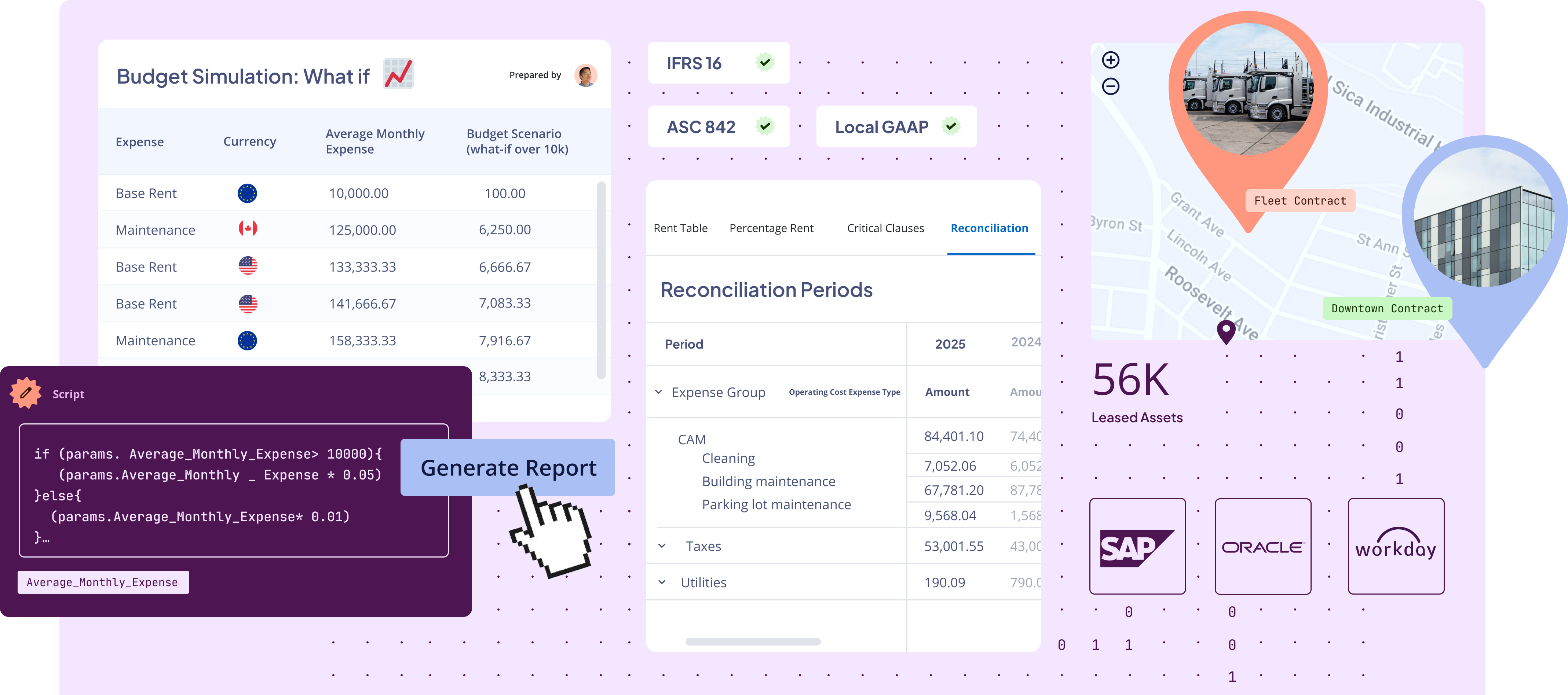 Nakisa portfolio management software consolidates your lease administration and lease accounting and compliance into one comprehensive solution.