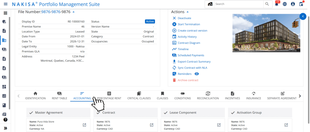 Nakisa Lease Management Integration with Nakisa Lease Accounting Software. 