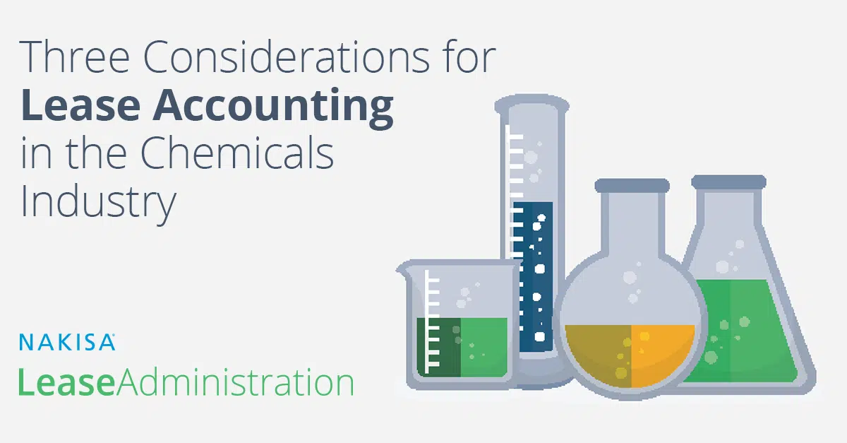 Three Considersations for Lease Accounting in the Chemicals Industry