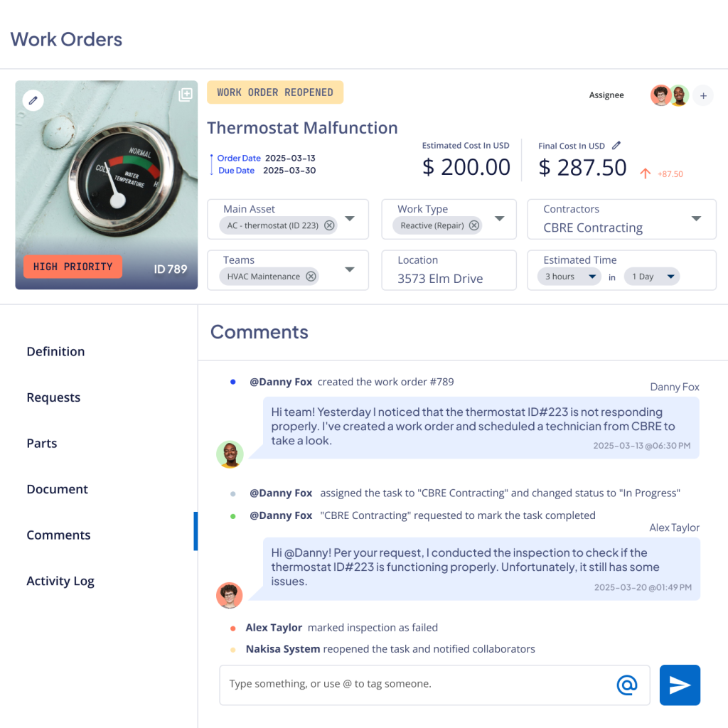 Enterprise Facility Management Software Nakisa