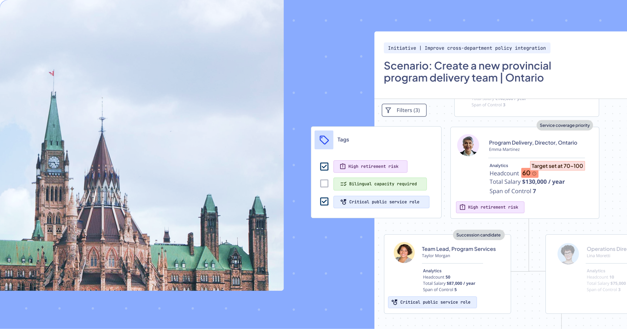  Org Design, Workforce Planning and Analytics Software for the Public Sector